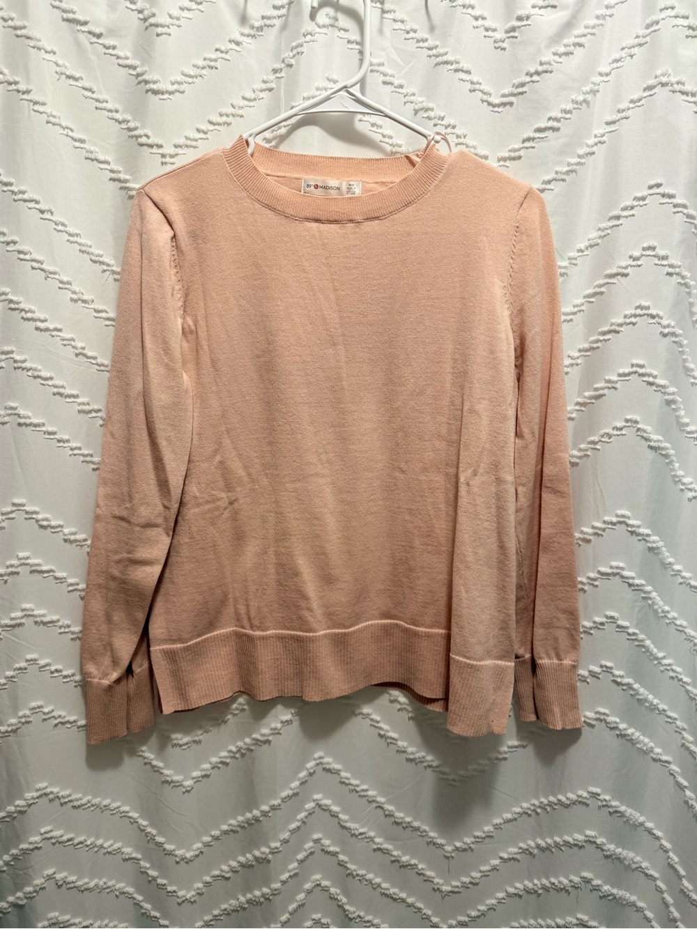 89th & Madison Dusty Pink Pullover Sweater